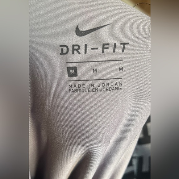 Nike Grey Leggings CROSSOVER Waist size Medium - Picture 8 of 8